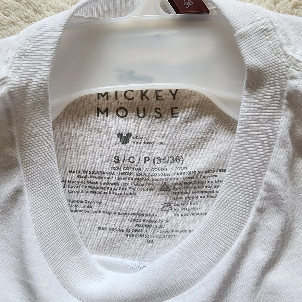 New classic Disney Mickey Mouse patriotic American short sleeve top 100% cotton